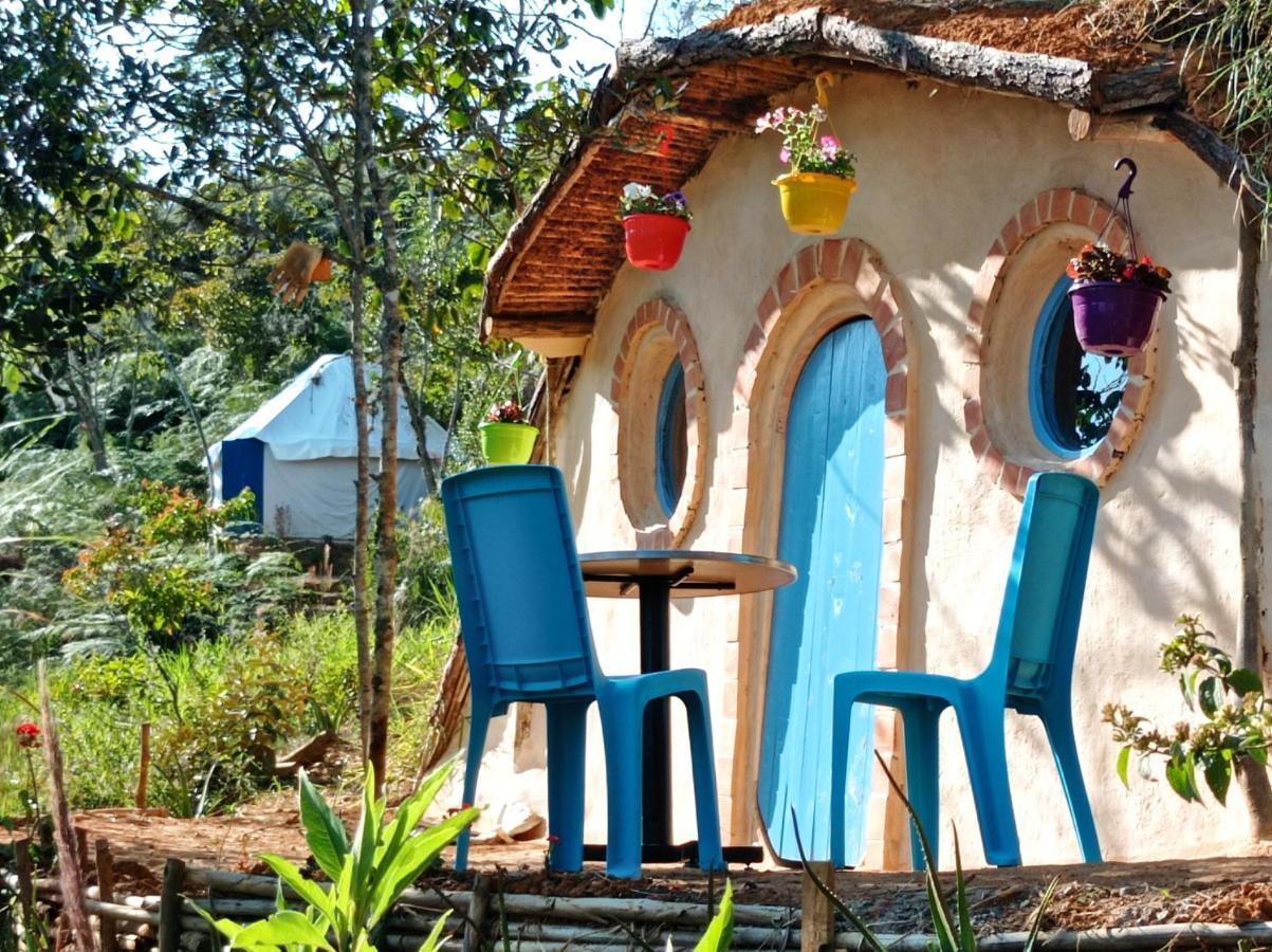 La Pacha Hostel Barichara Exteriör bild