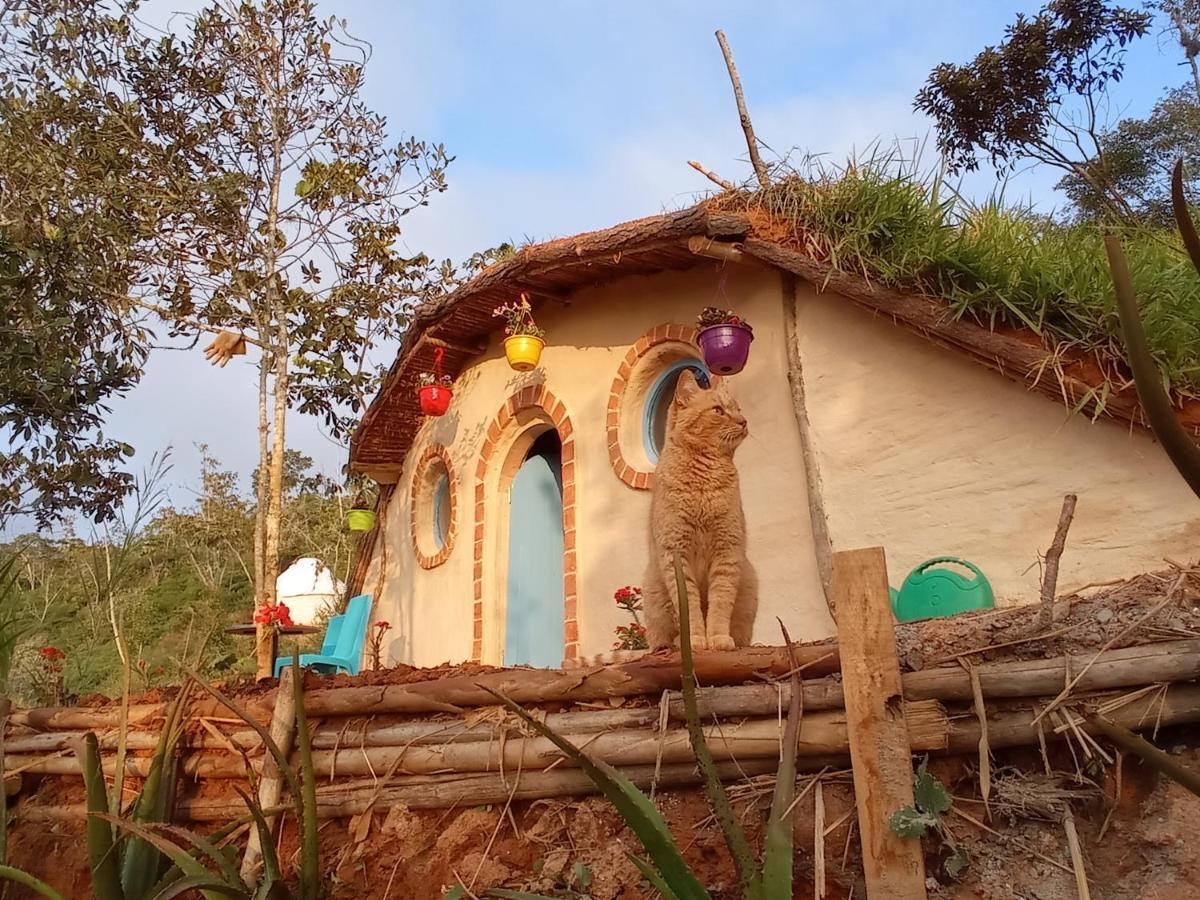 La Pacha Hostel Barichara Exteriör bild