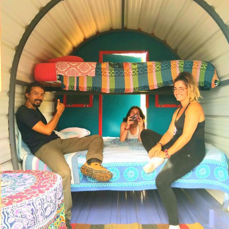 La Pacha Hostel Barichara Exteriör bild